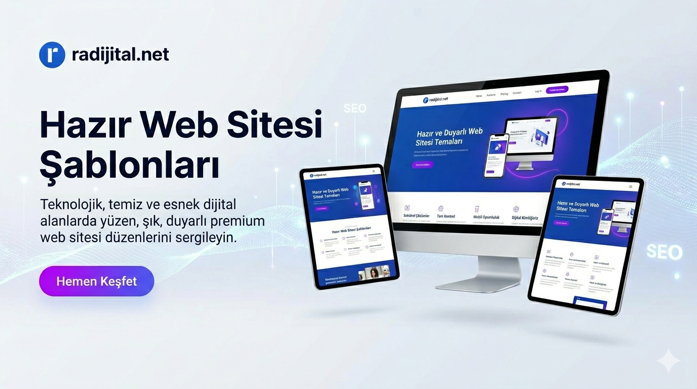 Hazır Website Şablonları ile Dijitalde Fark Yaratın